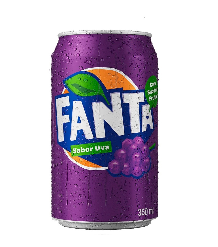 Refrigerante Fanta Uva 350 ml