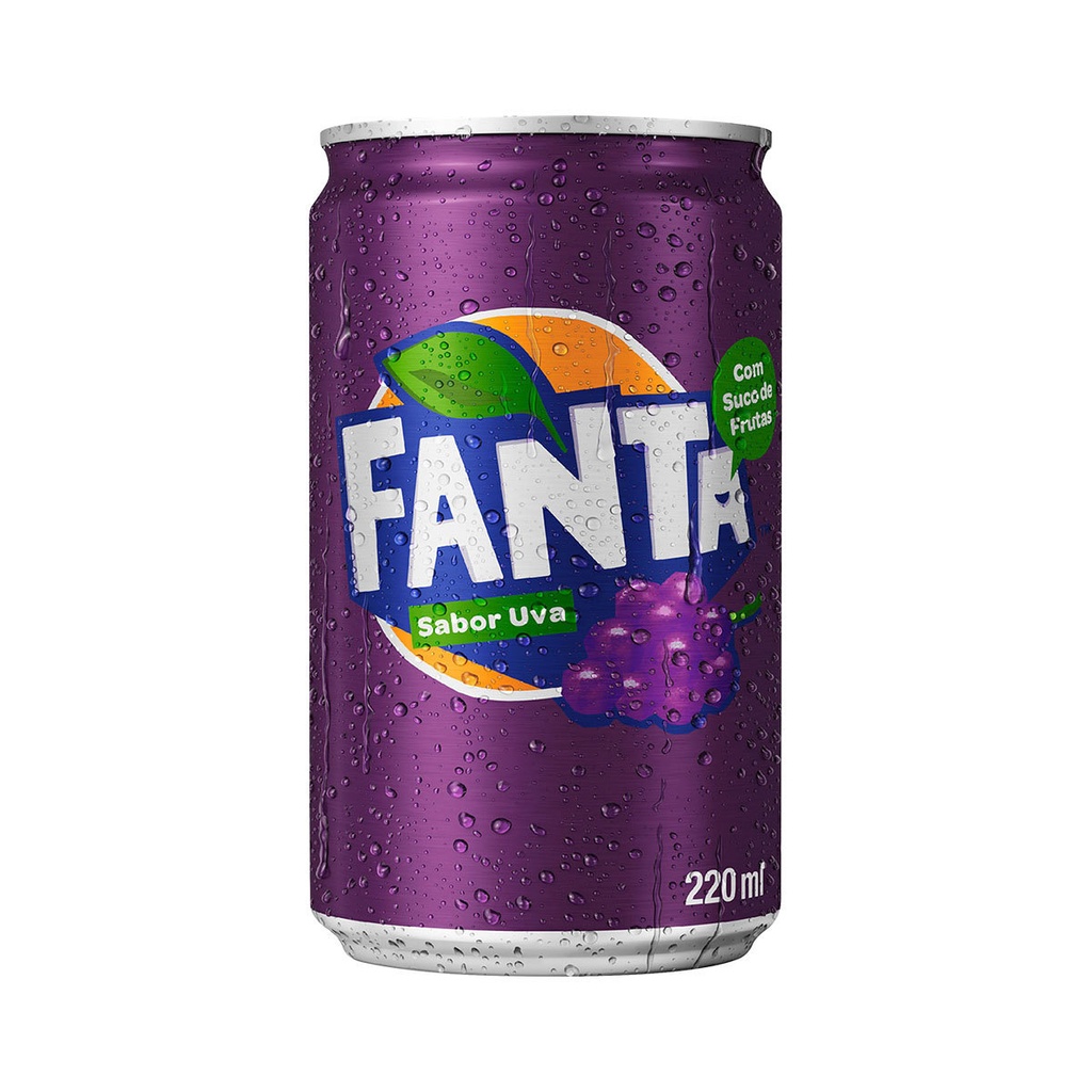 Refrigerante Fanta Uva 220 ml