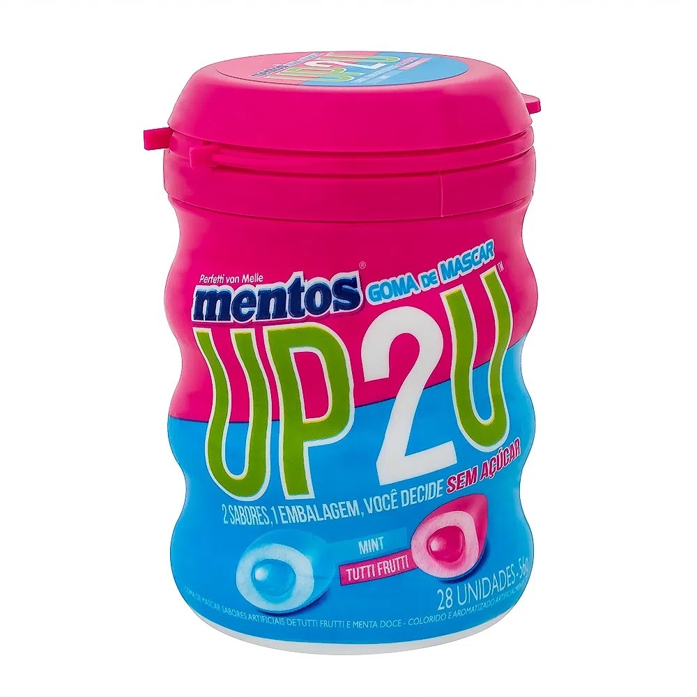 Mentos Up2u Sem Açúcar 56 G