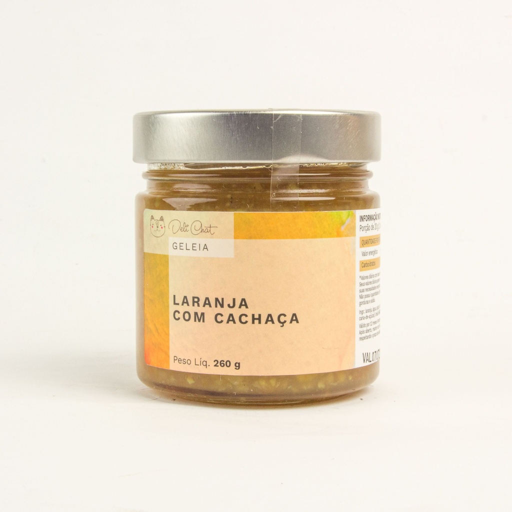 Geleia Laranja com Cachaça Deli Chat 260 g